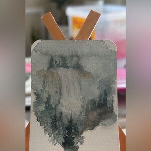 ACEO Serene Waterfall Art